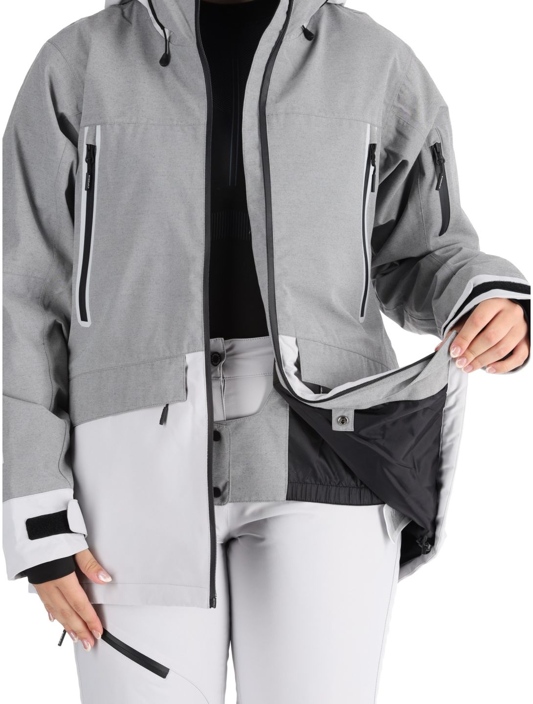 Icepeak, Cavour giacca sci donna Light Grey grigio 