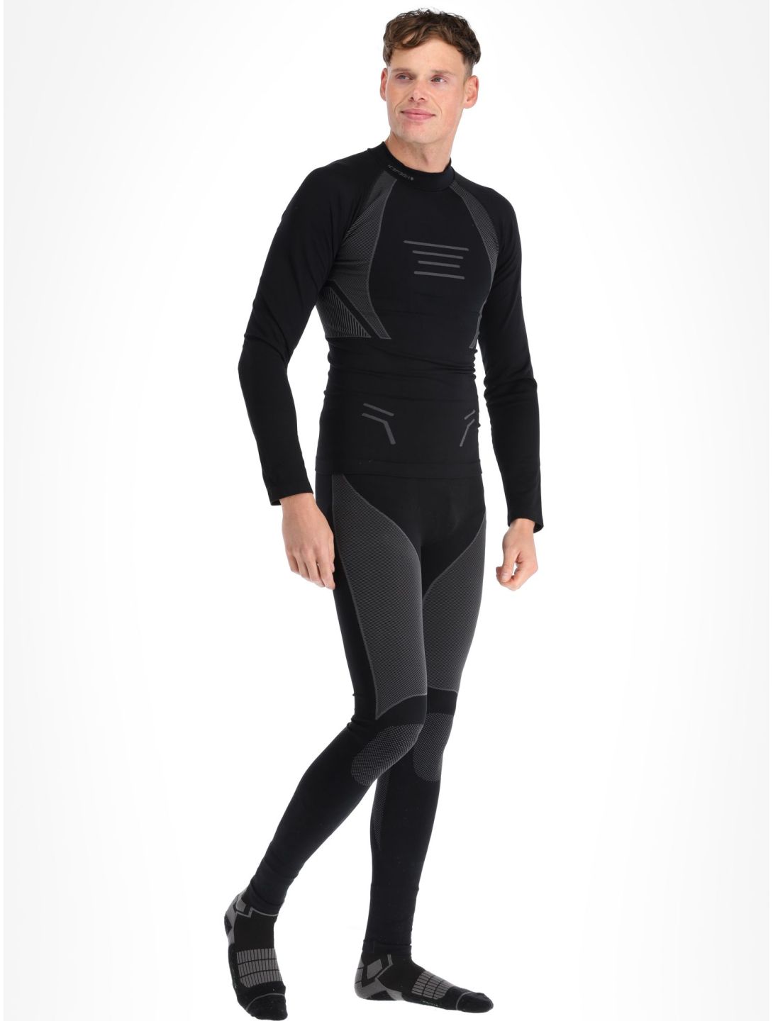 Icepeak, Irwinton pantaloni termici uomo Basic Black nero 