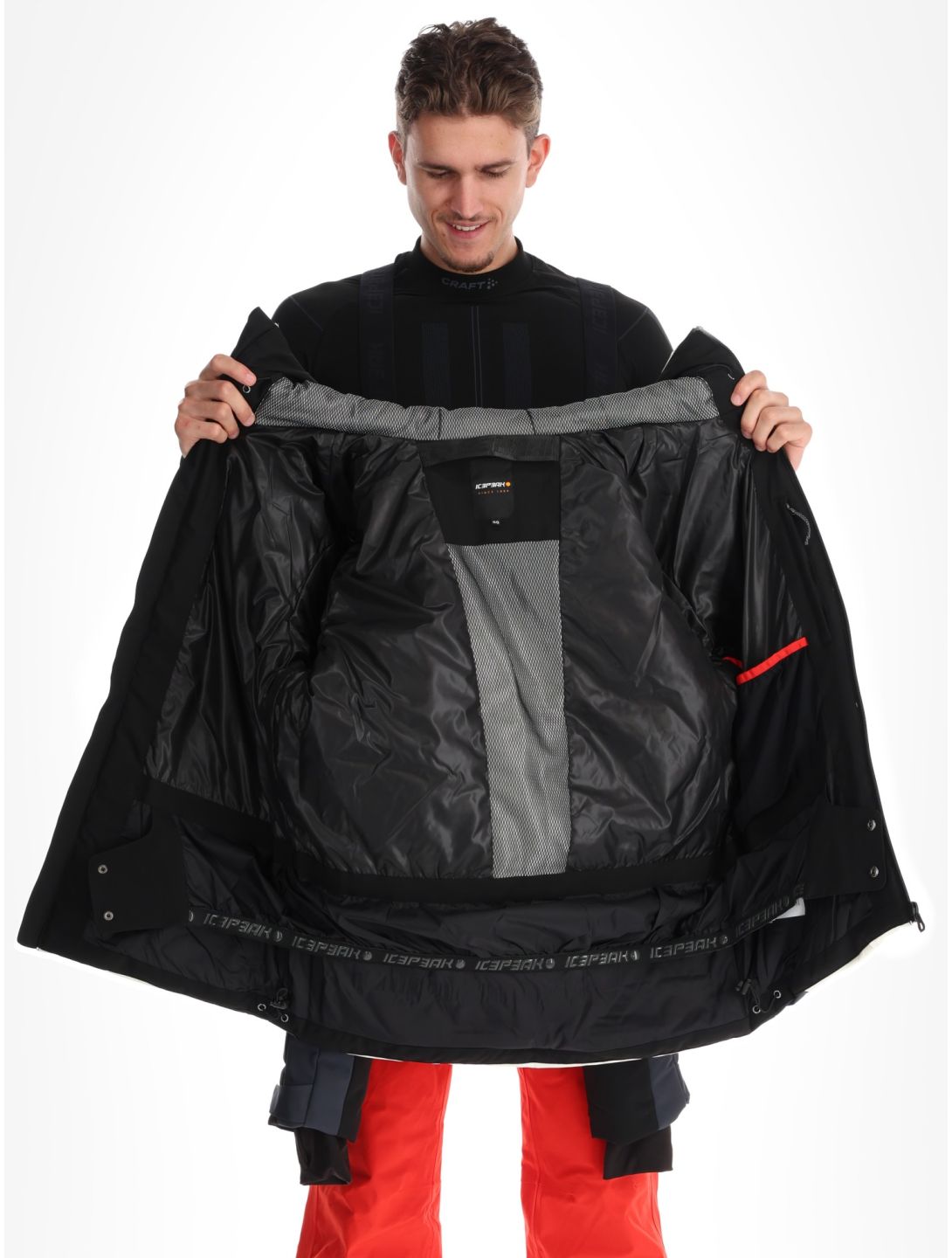 Icepeak, Ercolano giacca sci uomo Black grigio, nero 
