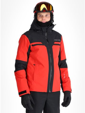 Fischer, Cascade giacca sci uomo C.Red-C.Red-Black