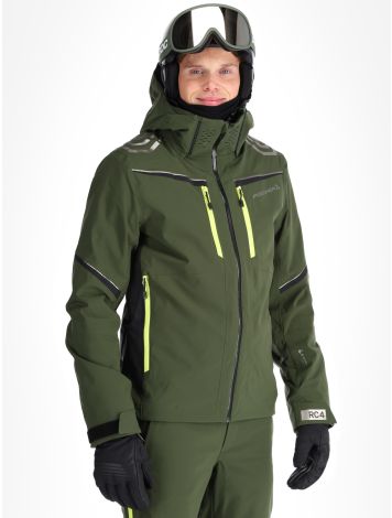 Fischer, RC4 giacca sci uomo Rifle Green verde