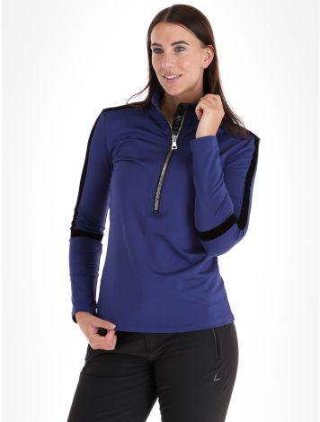 Kou Sportswear, Basic Flock maglione donna Blue blu