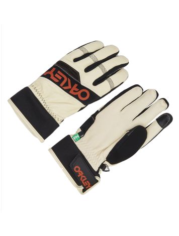 Oakley, Factory Winter Gloves 2.0 guanti da sci unisex Artic White / Ginger bianco