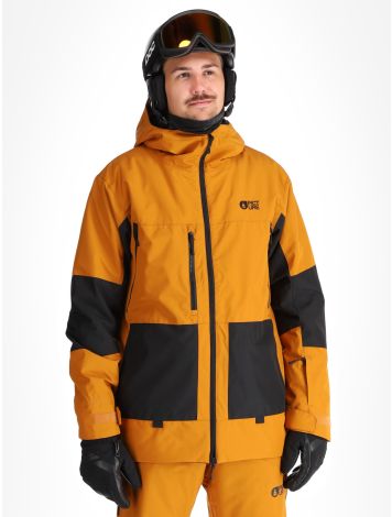 Picture, Jomoh giacca sci uomo Honey Black marrone, nero