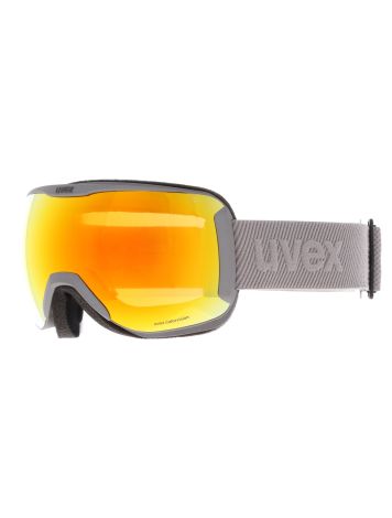 Uvex, Downhill 2100 Cv S1 mascherina da sci OTG unisex Rhino Slate / Orange arancio, grigio